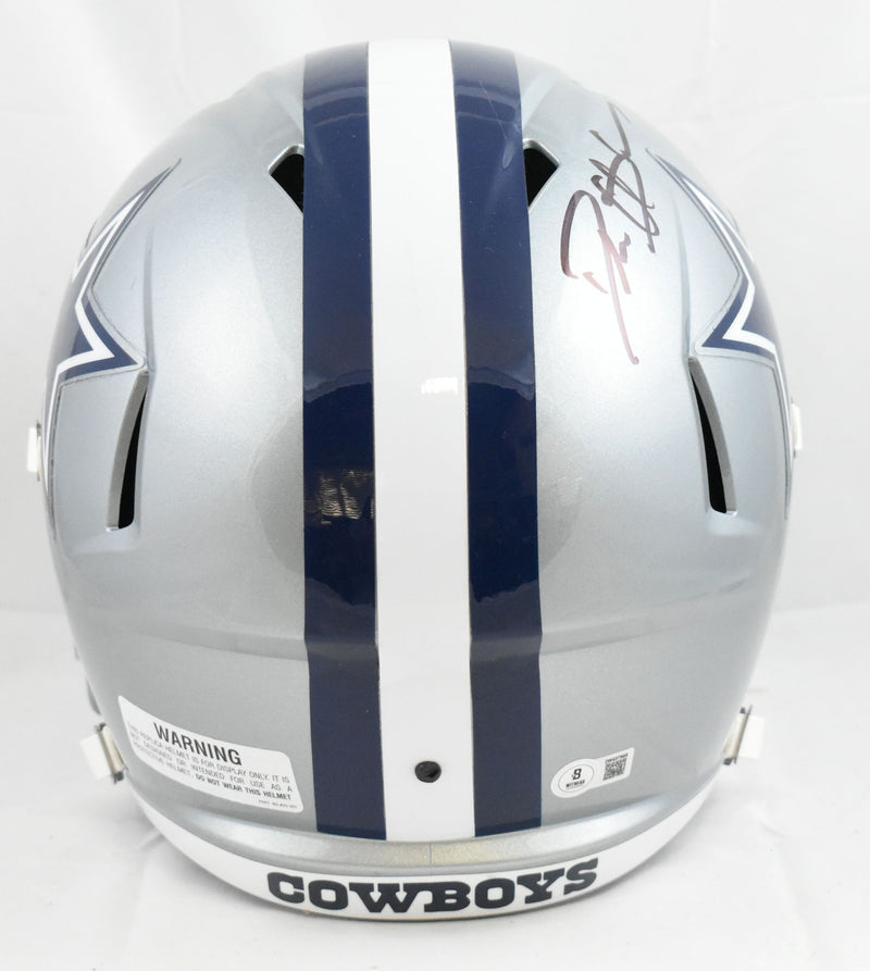 Deion Sanders Signed Dallas Cowboys Full Size Speed Helmet - Black