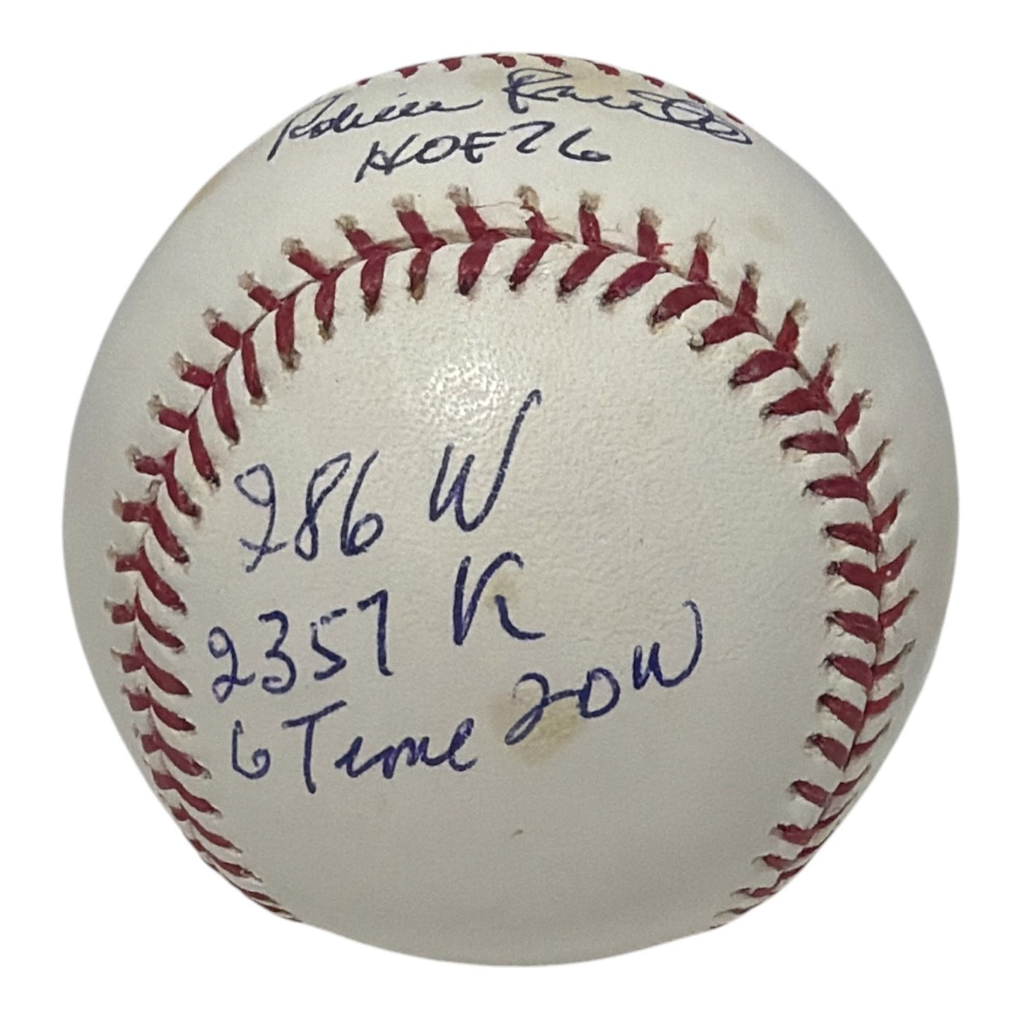 Robin Roberts Signed Official MLB Baseball - 4 Inscriptions