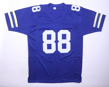 Drew Pearson Autographed Dallas Cowboys Royal Blue Custom Jersey