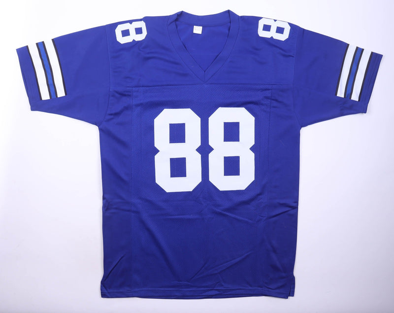 Drew Pearson Autographed Dallas Cowboys Royal Blue Custom Jersey
