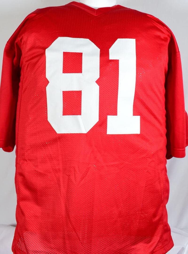 Jackie Smith Autographed St. Louis Cardinals Custom Red Jersey (HOF)