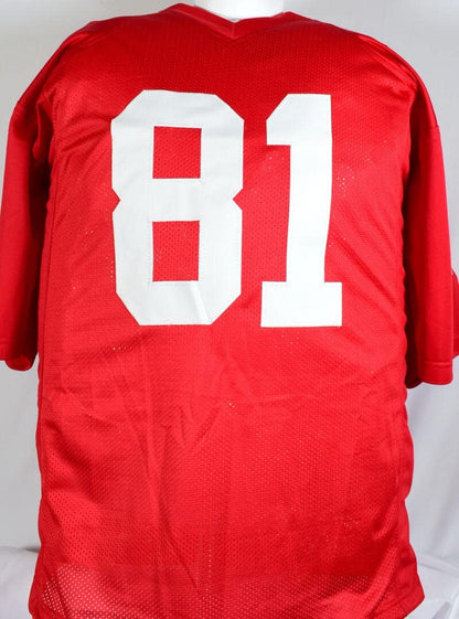 Jackie Smith Autographed St. Louis Cardinals Custom Red Jersey (HOF)
