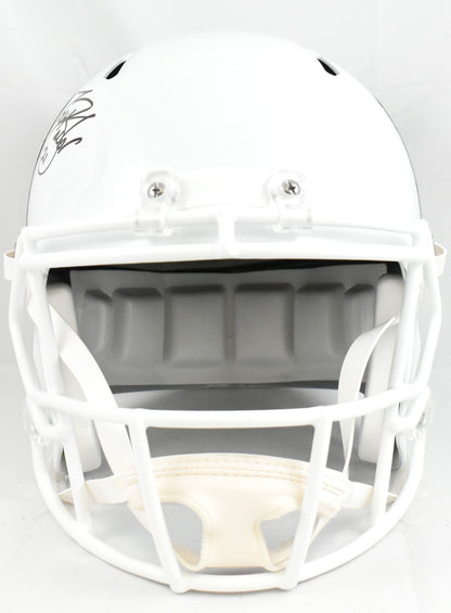 Tiki Barber & Ronde Barber Signed NFL Full Size Speed Helmet