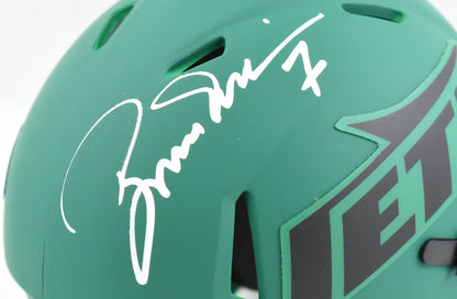 Boomer Esiason Signed New York Jets Rave Speed Mini Helmet
