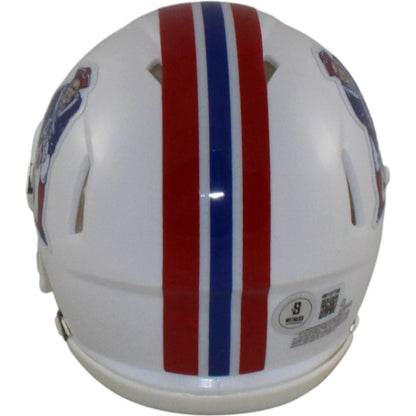 Ty Law New England Patriots Autographed Throwback Mini Helmet (HOF)