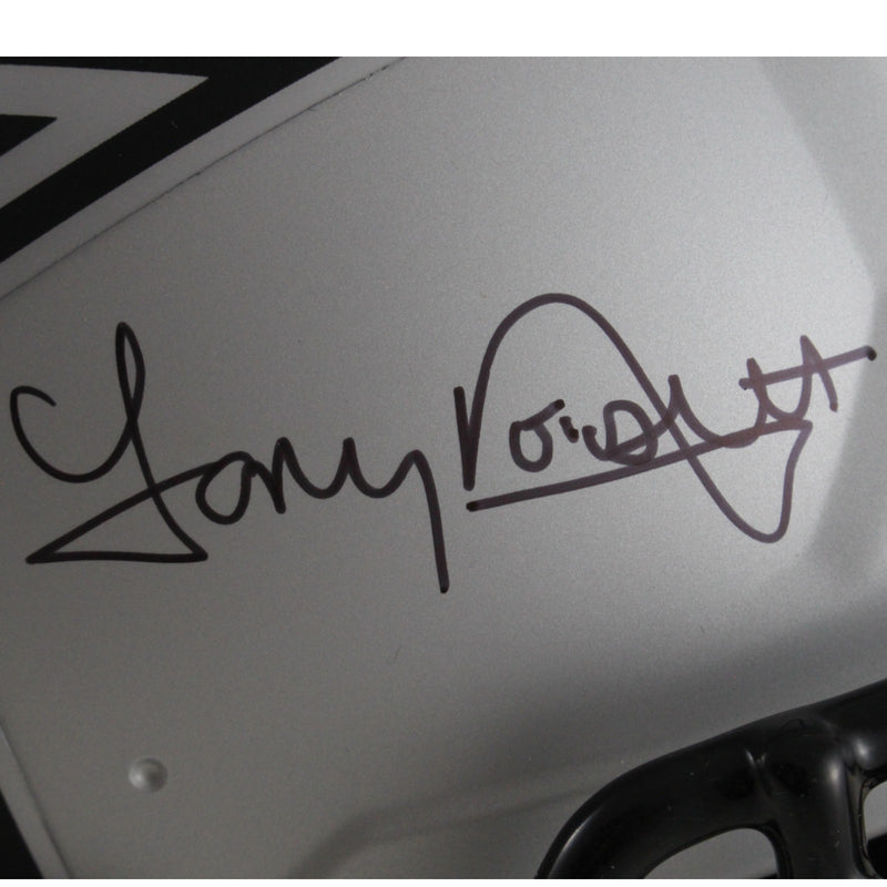 Staubach, Dorsett & Pearson Signed Dallas Cowboys Pro Rave Full Size Helmet