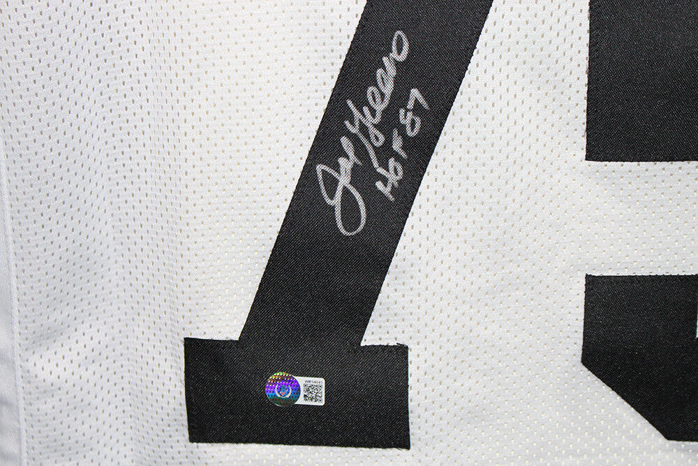 Joe Greene Signed Pittsburgh Steelers Custom Jersey Beckett HOF