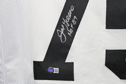 Joe Greene Signed Pittsburgh Steelers Custom Jersey Beckett HOF