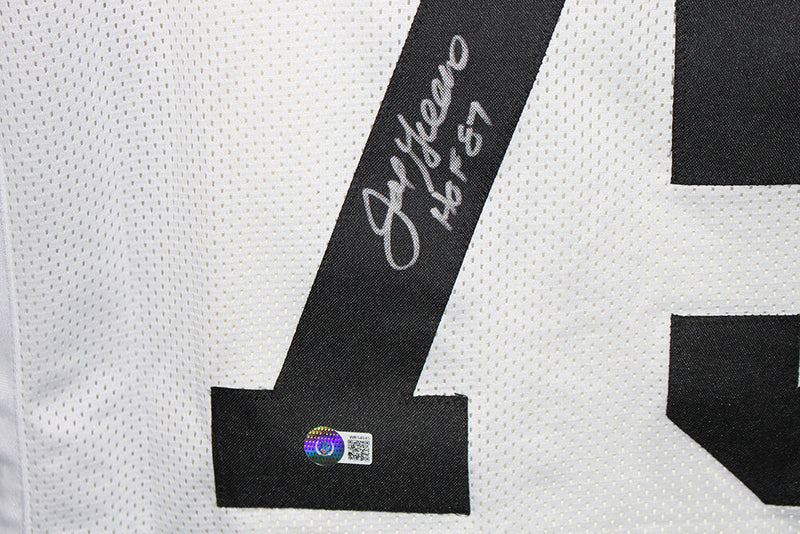Joe Greene Signed Pittsburgh Steelers Custom Jersey Beckett HOF