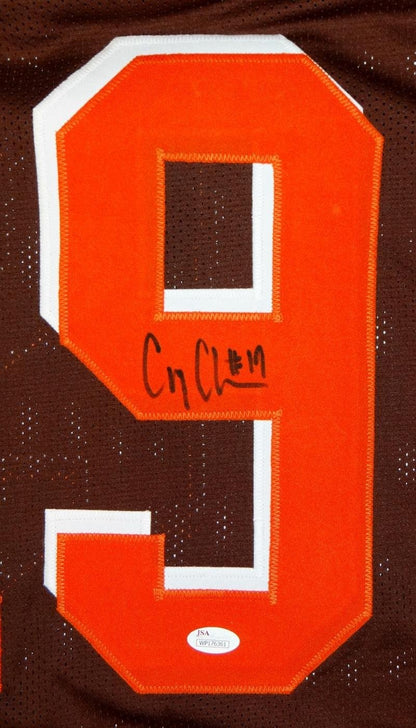 Corey Coleman Signed Brown Custom Jersey