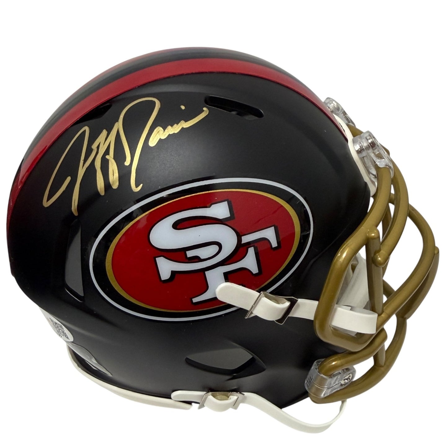 Jeff Garcia San Francisco 49ers Signed Rivalries Mini Helmet JSA