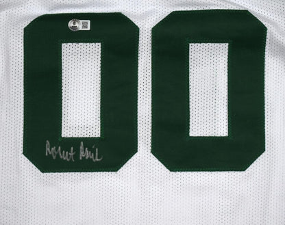 Robert Parish Autographed White Custom Basketball Jersey