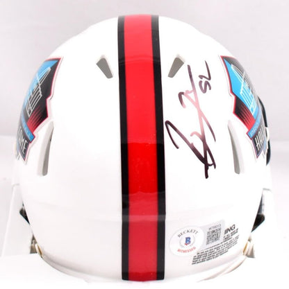 Ed Reed & Ray Lewis Signed Baltimore Ravens Hall of Fame Speed Mini Helmet