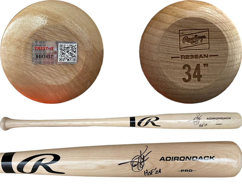 Todd Helton Autographed Colorado Rockies Blonde Baseball Bat (HOF Inscription)