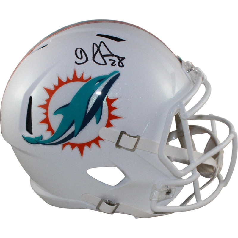 Devon Achane Miami Dolphins Autographed Full Size Replica Helmet