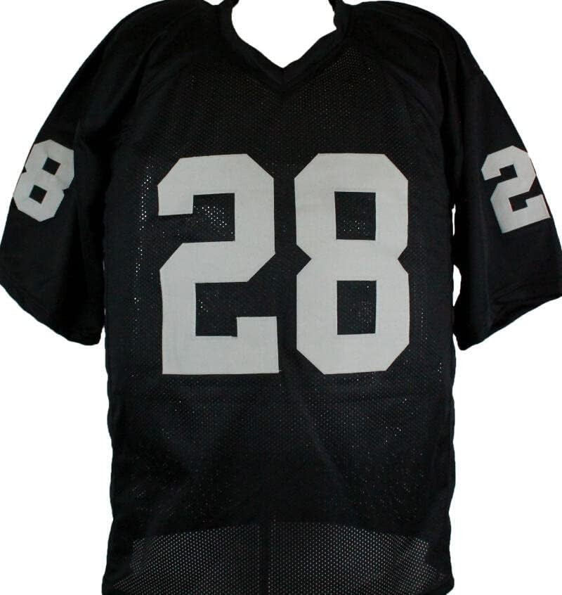 Josh Jacobs Autographed Black Custom Jersey