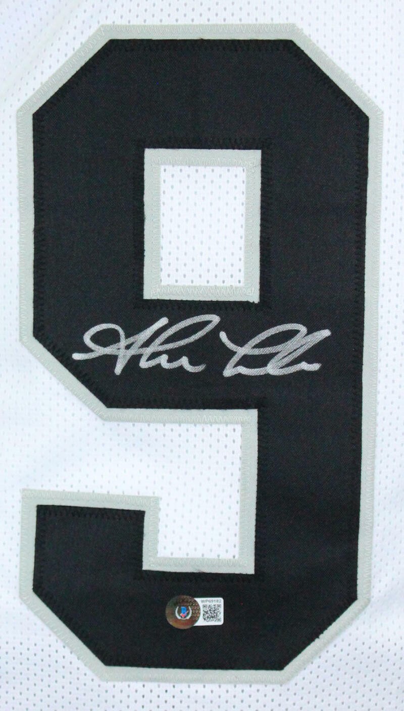 Shane Lechler Autographed White and Black Custom Jersey