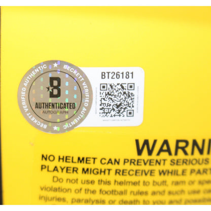 Troy Polamalu Signed Pittsburgh Steelers Authentic Rave Full Size Helmet