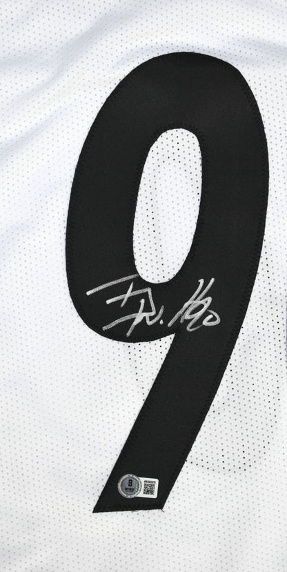 T.J. Watt Autographed Pittsburgh Steelers White Custom Jersey