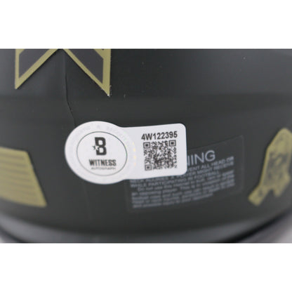 AJ Brown Signed Philadelphia Eagles 2025 Salute to Service Mini Helmet