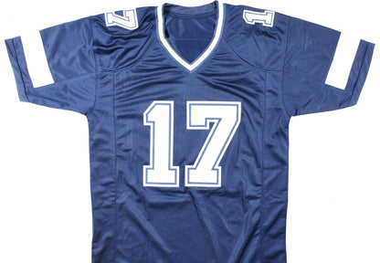 Brandon Aubrey Autographed Dallas Cowboys Blue Custom Jersey