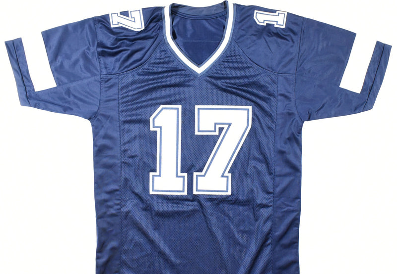Brandon Aubrey Autographed Dallas Cowboys Blue Custom Jersey