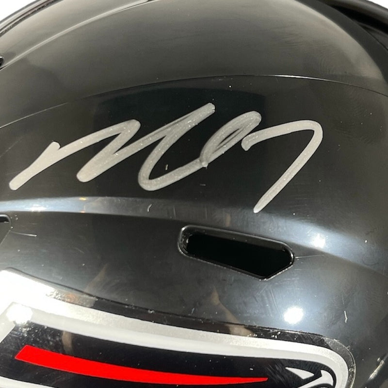 Michael Vick Signed Atlanta Falcons Riddell Speed Mini Helmet Beckett BAS