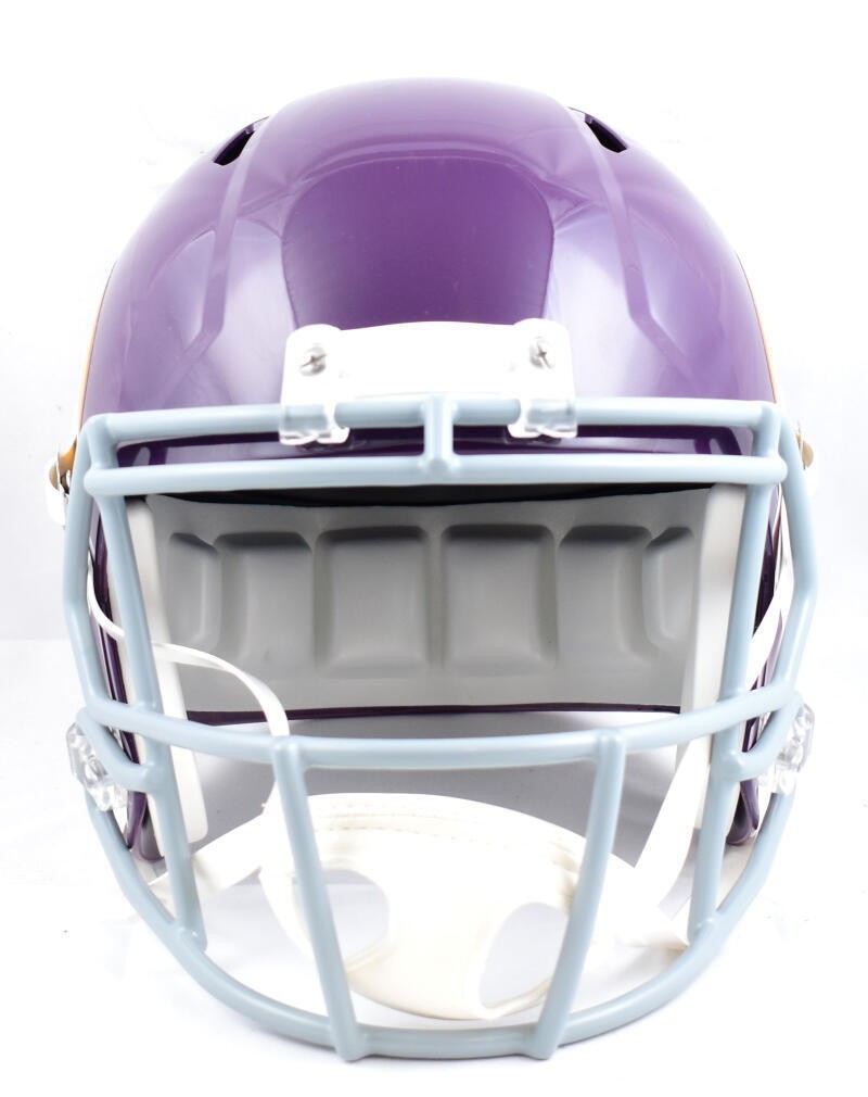 Paul Krause Signed Minnesota Vikings Full Size Speed Helmet HOF