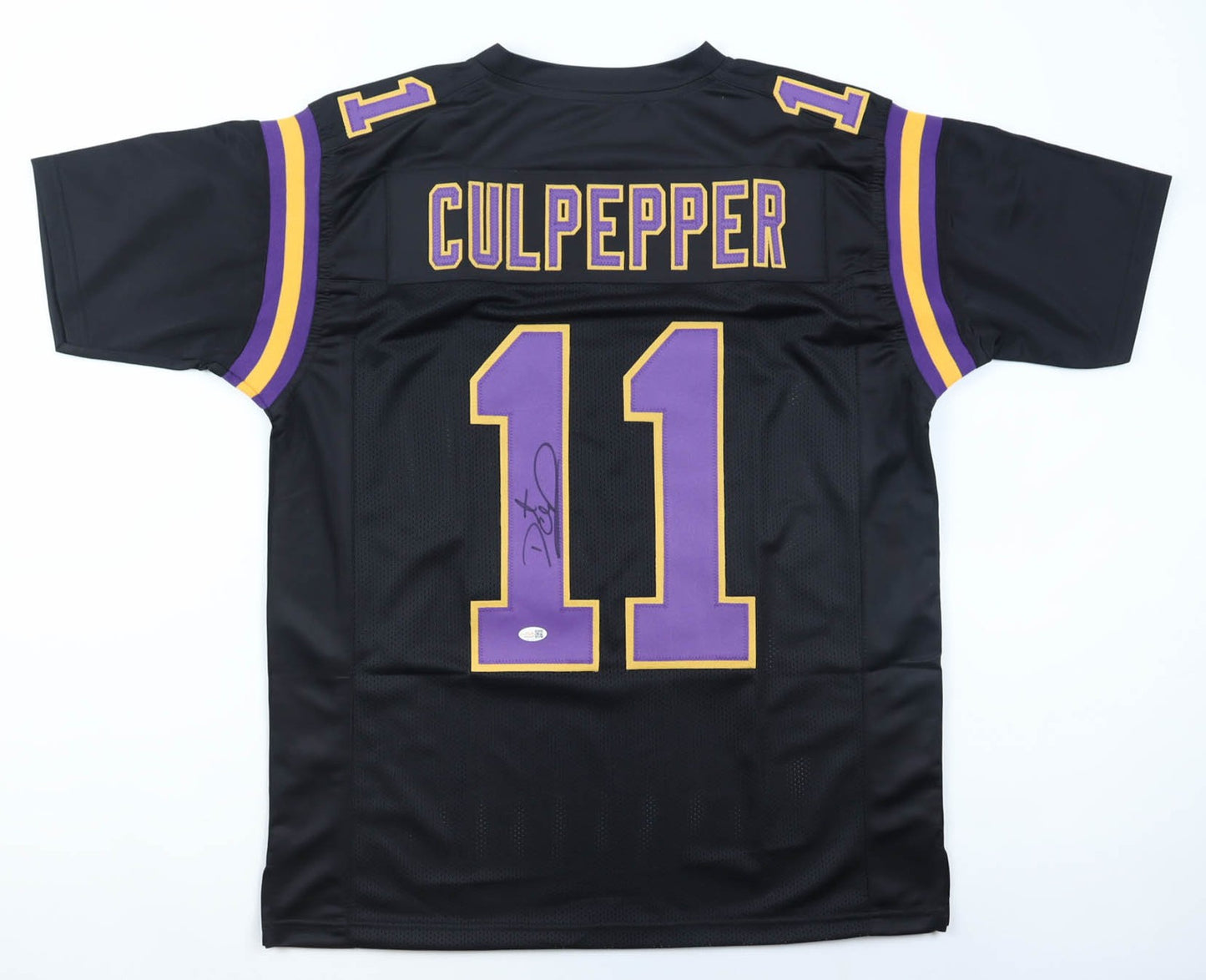 Daunte Culpepper Signed Minnesota Vikings Black Custom Jersey