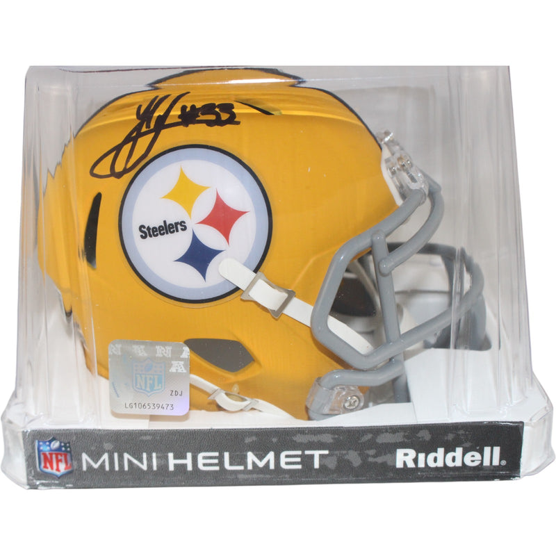 Jack Sawyer Autographed Pittsburgh Steelers 2025 Alternate Mini Helmet