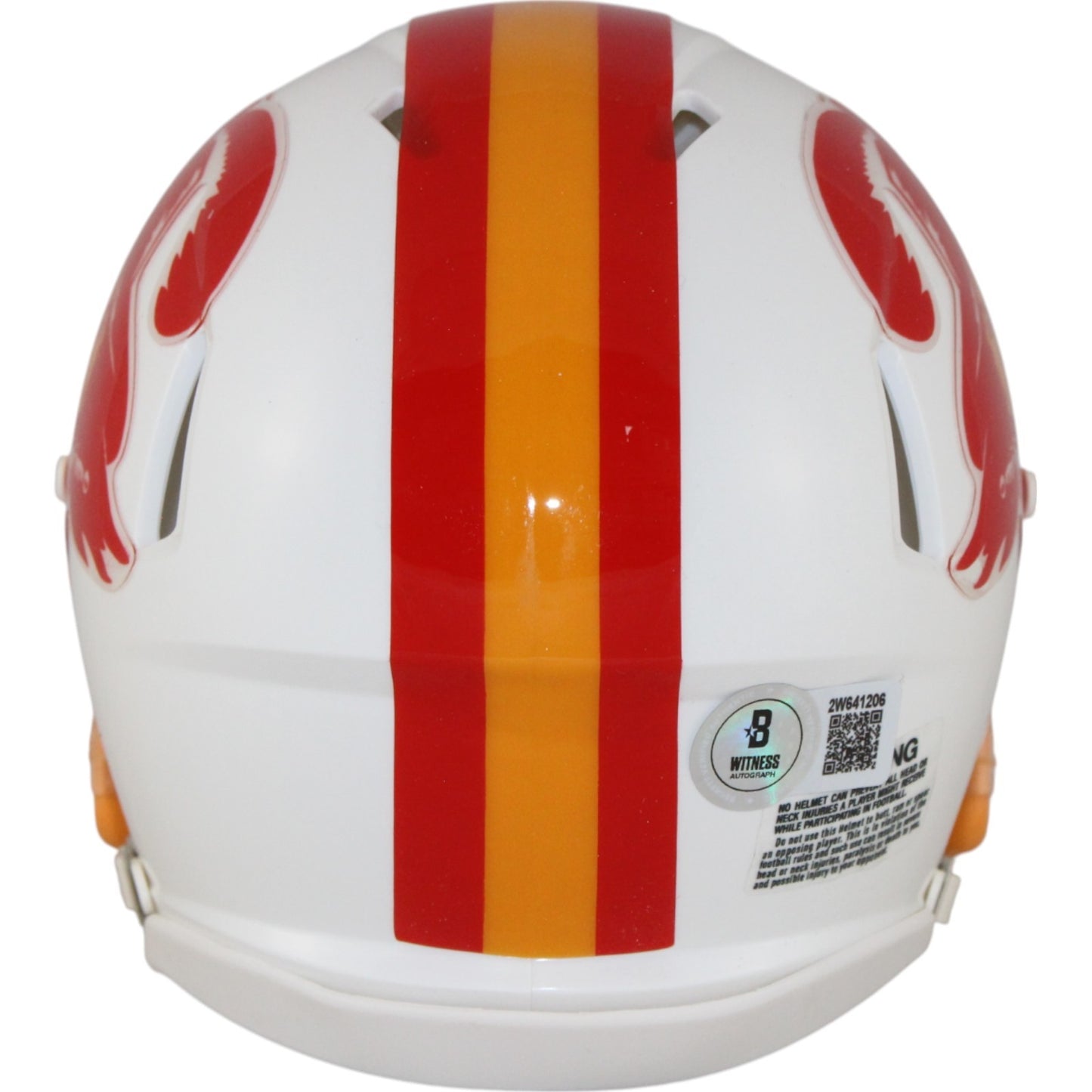 Mike Alstott Signed Tampa Bay Buccaneers Throwback Mini Helmet "A-Train"