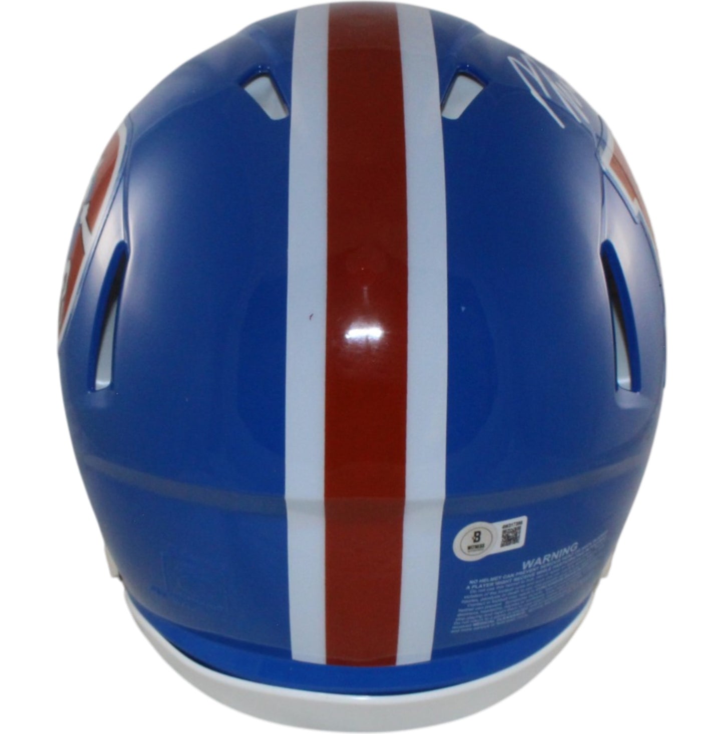 Bo Nix Autographed Denver Broncos Full Size Authentic Throwback Helmet