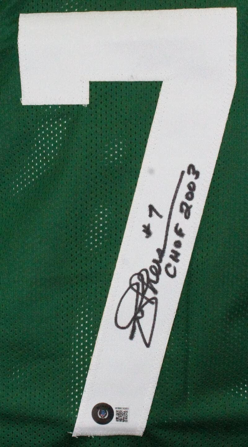 Joe Theismann Signed Green College Style Jersey