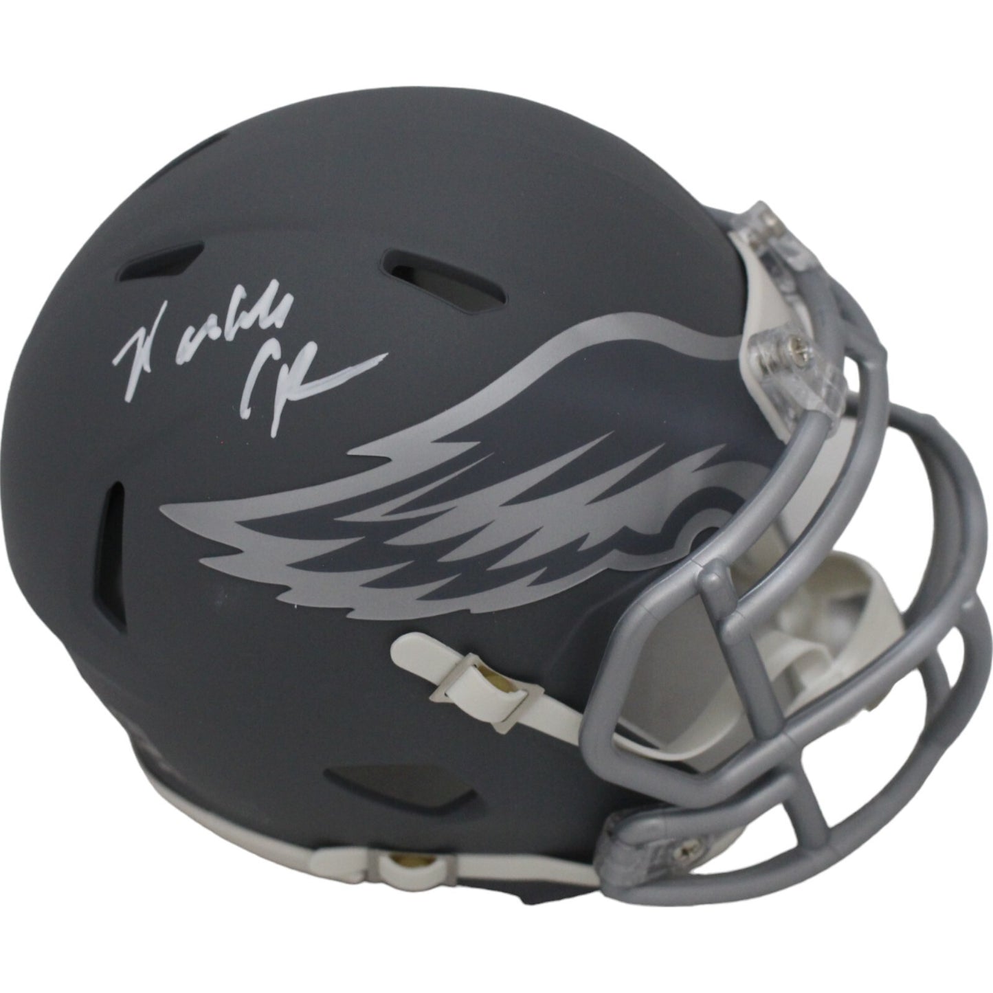 Randall Cunningham Signed Philadelphia Eagles Slate Mini Helmet