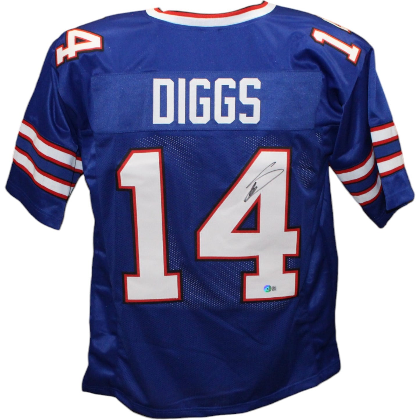 Stefon Diggs Buffalo Bills Autographed Pro Style Blue Jersey Beckett