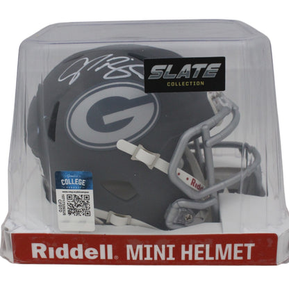 Champ Bailey Autographed Georgia Bulldogs Slate Mini Helmet
