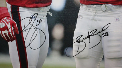 Brian Cushing & Brooks Reed Signed Houston Texans 20x24 Vertical Canvas