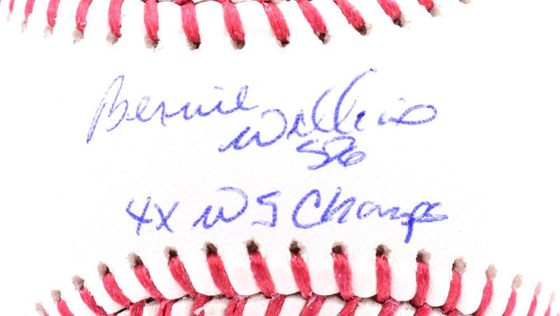 Bernie Williams Autographed Official MLB Baseball - 4x WS Champs