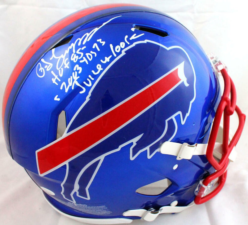 OJ Simpson Signed Buffalo Bills Flash Full Size Authentic Helmet