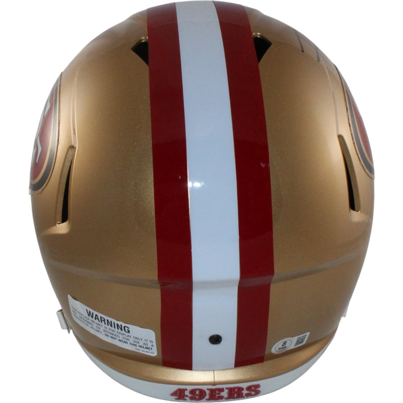 Frank Gore Autographed San Francisco 49ers Full Size Replica Helmet (BAS)
