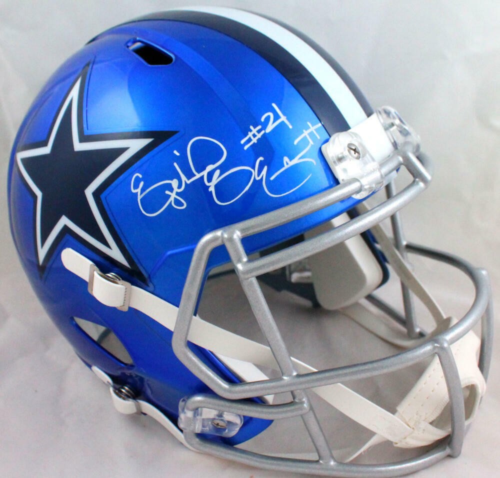 Ezekiel Elliott Signed Dallas Cowboys Full Size Flash Speed Helmet