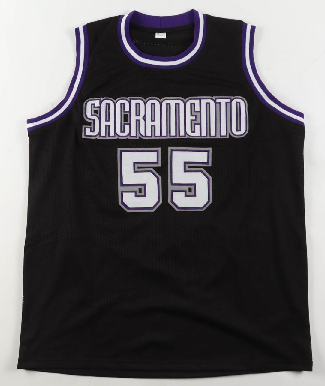 Jason Williams Signed Sacramento Kings Black Custom Jersey