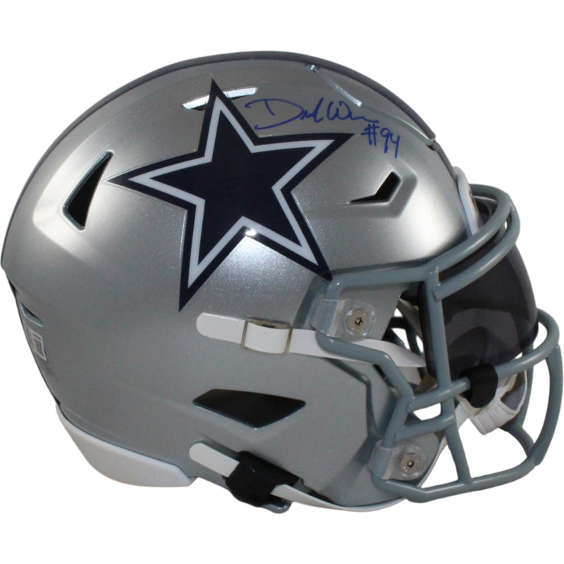 Demarcus Ware Signed Dallas Cowboys Mid-Size Midi Helmet (Beckett COA)