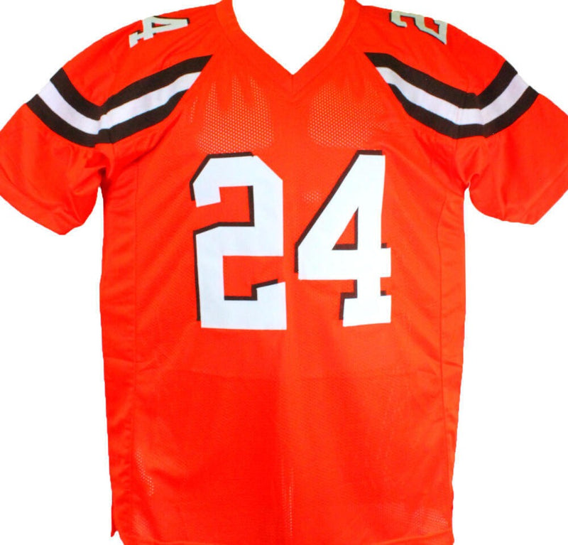 Nick Chubb Autographed Cleveland Browns Orange Custom Jersey