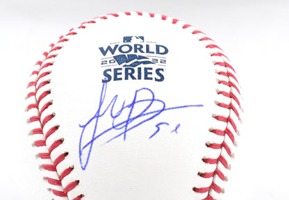 Framber Valdez Signed Rawlings Official World Series Baseball
