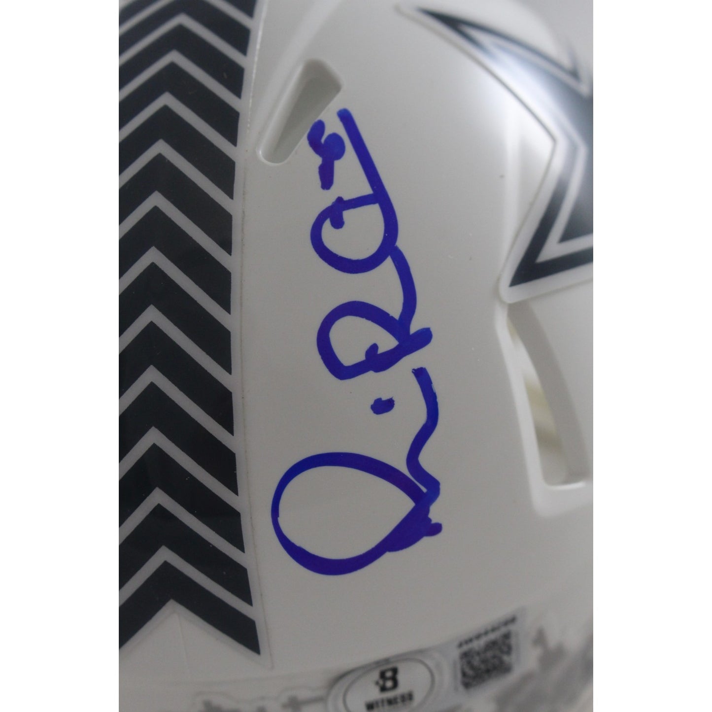 Michael Irvin Signed Dallas Cowboys 2024 Salute to Service Mini Helmet