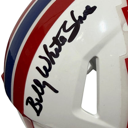Billy "White Shoes" Johnson Signed Houston Oilers Speed Mini Helmet