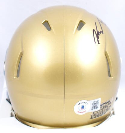 Kyle Hamilton Signed Notre Dame Fighting Irish Mini Helmet
