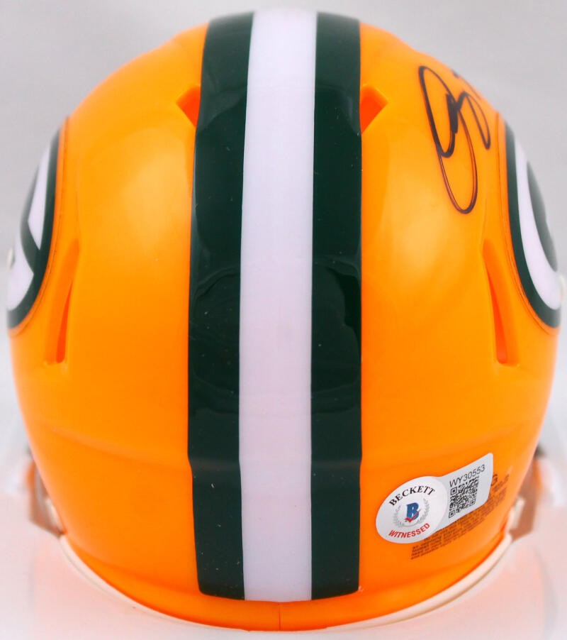 Quay Walker Signed Green Bay Packers Speed Mini Helmet - Black