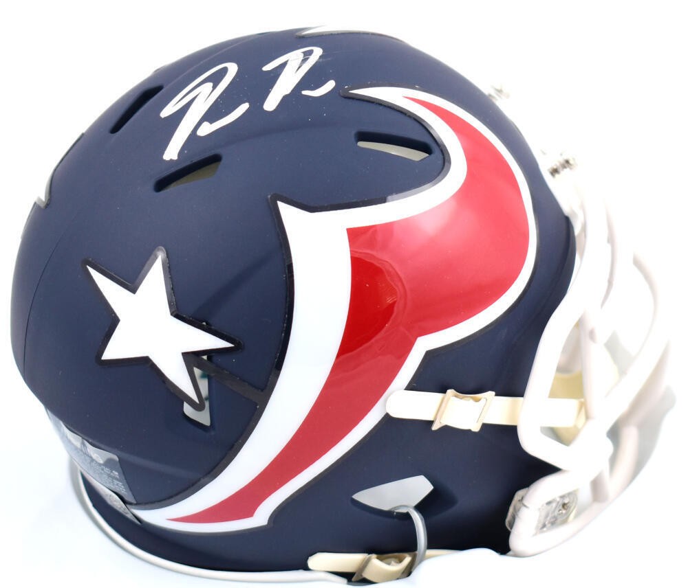 Dameon Pierce Signed Houston Texans Amp Speed Mini Helmet